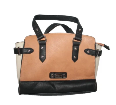 Bolso de mano Rosetti para mujer beige/marrón/negro imitación cuero 9" x 7" x 4" Foto 1 de 4