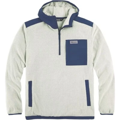 NEW Mens $120 OUTDOOR RESEARCH Trail Mix 1/2 Zip Pullover Hoodie Sand Navy XXXL - Image 1 of 4