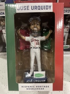 HOUSTON ASTROS JOSE URQUIDY WITH MEXICAN FLAG BOBBLEHEAD MEXICO HISPANIC EDITION - Picture 1 of 1