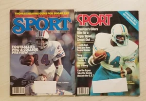 (2) Sport Magazine 1970's Houston Oilers Earl Campbell  Vintage Issue Lot - Picture 1 of 1