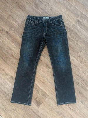 Jeans BKE Para Hombres 36R Azul Denim Jake Bootleg Informal Preppy Vaquero Hebilla Occidental Foto 1 de 4