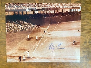 Bobby Thomson Signed 8x10 Photo~Autographed~MLBPA - Picture 1 of 2