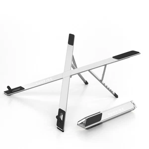 Foldable Laptop Stand for 17.3 inch Aluminum Stable Ergonomic Riser - Afbeelding 1 van 8