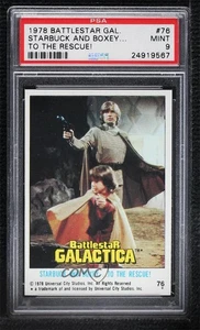 1978 Battlestar Galactica Starbuck and Boxey To the Rescue! #76 PSA 9 MINT 0ts2 - Picture 1 of 3