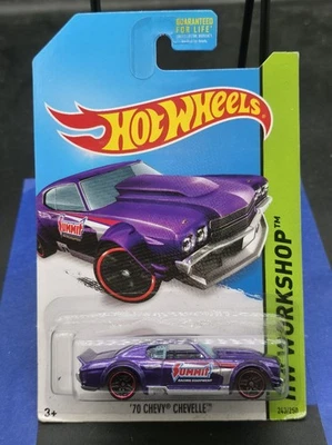 Chevy Chevelle Summit Racing 243/250 2013 Hot Wheels 70 (H2A28C) Foto 1 de 2
