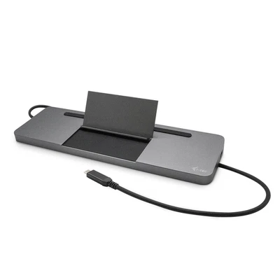 i-Tec C31FLATDOCKPDPRO Docking Station USB-C in metallo - Immagine 1 di 2