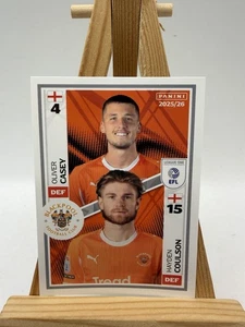 PANINI EFL 2025 - 26  STICKER Casey/Coulson Blackpool FC #503 - Picture 1 of 4