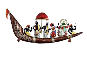 Quadro metallo goffrato musicista su nave grande da appendere a parete spettacolo per casa - Foto 1 di 5