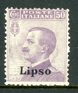 Italy 1912 Lipso 50¢ Violet Scott #8 MNH L513 - Picture 1 of 6