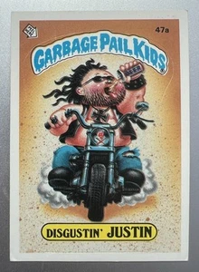 1985 Topps GPK #47a Disgustin' Justin 1 Star* Matte Back Schizo Fran EXNM - Picture 1 of 2