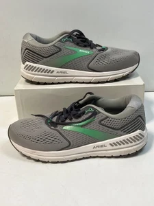 Brooks Ariel 20 (1203151B076) Womens Gray/Green Running Shoes (size 10) - Picture 1 of 8