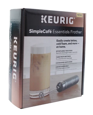 NEW - KEURIG SimpleCafé ESSENTIALS Rechargeable FROTHER - MNF-BX08-1 - Image 1 of 4