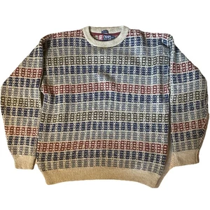 Vintage Chaps Ralph Lauren Herren XL Pullover handgerahmt Wollmischung - Bild 1 von 10