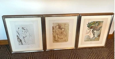 Los tres grabados en madera de Salvador Dalí de la comedia Devine Foto 1 de 4