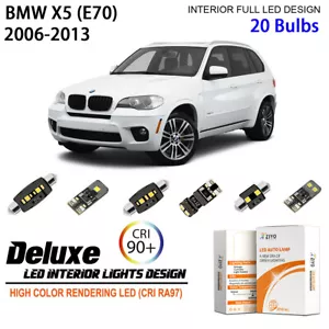 Kit de luces interiores LED para BMW E70 X5 2007-2013 bombillas cúpula blanca actualización - Imagen 1 de 9