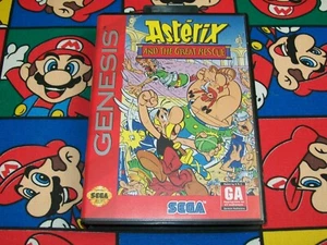 Asterix And The Great Rescue (Sega Genesis) Authentic/Cleaned/Tested w/ Case - Picture 1 of 5