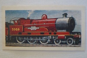 British Locomotives Vintage 1961 Mills Collector Card - Patriot Class