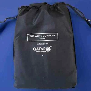 Qatar Airways "The White Company - London" Business Class Pajamas Mens Med NEW - Picture 1 of 9