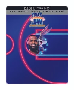 Space Jam A New Legacy (4K UHD Steelbook + Blu ray) 4K UHD Blu-ray NEW - Picture 1 of 4