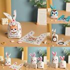 50pcs DIY Animal Candy Bags Disposable Candy Packaging Rabbit Ear Bags  Kids