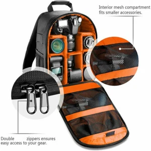 Shockproof Waterproof Camera Case Bag Backpack For Canon Sony Nikon SLR DSLR - Picture 1 of 12