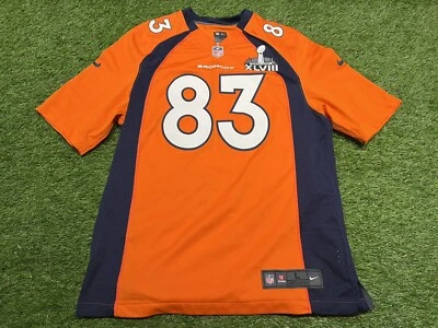 Camiseta de fútbol Nike Wes Welker Denver Broncos Super Bowl XLVIII talla L Foto 1 de 4