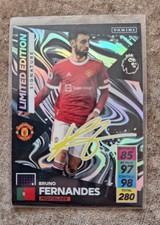 Signature Bruno Fernandes Limited Edition Premier League Adrenalyn XL 2021-22