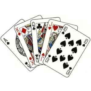 Spielkarten Verglasung Keramik Aufkleber - Bild 1 von 4