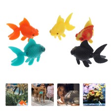  10 Pcs Fake Colorful Fish Artificial Minnows Pond Ocean Decor