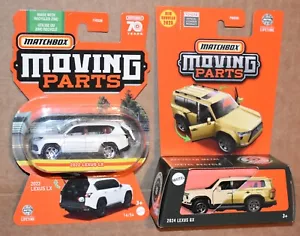 Matchbox 2024 LEXUS GX & 2022 LEXUS LX MOVING PARTS LOT OF 2 NEW - Picture 1 of 8