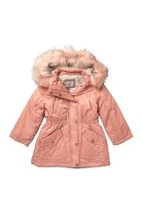 Urban Republic Girl Coat, Size 12 months, Pink, Faux Fur - Picture 1 of 3