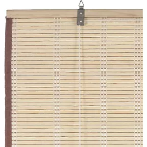 TAPPARELLA AVVOLGIBILE IN BAMBOO TENDA DA SOLE OSCURANTE CARRUCOLA 150x300cm 4F - Foto 1 di 3