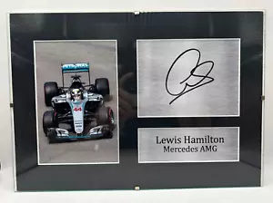 Lewis Hamilton Signed Picture Mercedes AMG 300x210mm ( Formula 1 Memorabilia ) - Picture 1 of 2