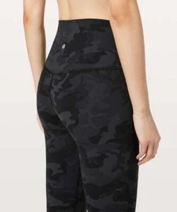 NWOT - Lululemon Align Crop *21" Incognito Camo Multi Grey | SIZE: 8 - Picture 1 of 10