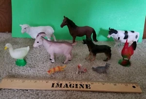 BIG SIZE Farm Animals COW HORSE,SHEEP,GOAT ,GOOSE, ROOSTER,DOG +CATS FARM/RANCH. - Picture 1 of 3