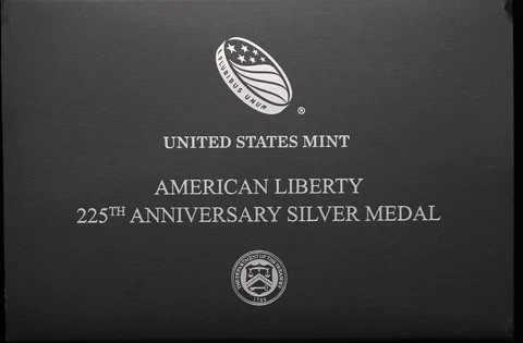 225th Anniversary American Liberty Silver Proof Medal Cover