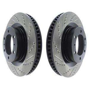 StopTech 127.44174L 127.44174R Drilled & Slotted Brake Rotors Front 4Runner - Bild 1 von 1
