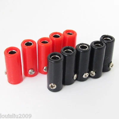 20pcs 4mm Banana Jack Female Socket Test Connector Screw for Cable Binding Post - Image 1 of 4