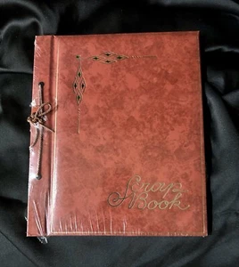 Vintage Mid Century Herald Square Scrapbook Burnt Orange BRAND NEW OS SEALED! - Picture 1 of 4