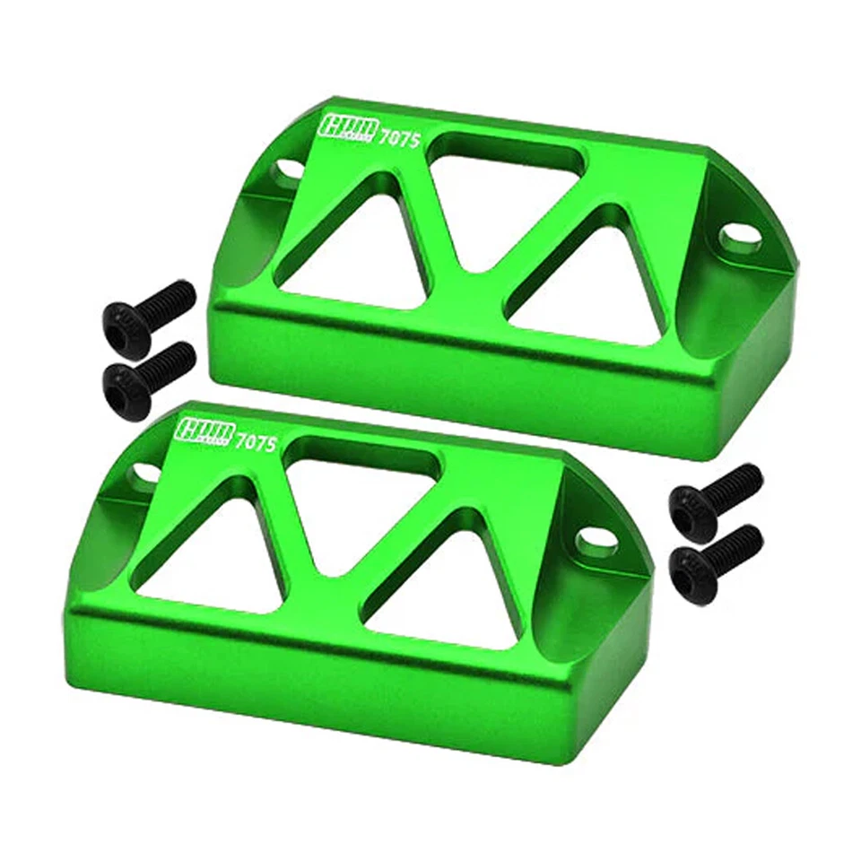 GPM Racing Aluminum 7075 Guards Steering Servo Green for Traxxas 1:10 E-Revo - Image 1 of 1