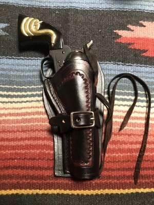 Fits Colt SAA EMF Traditions Uberti Pietta 1873 5.5" Western Fast Draw Holster - Image 1 of 4