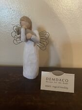 Willow Tree Angel Of friendship By Demdaco 1999 Susan Lordi Girl with Dog No Box