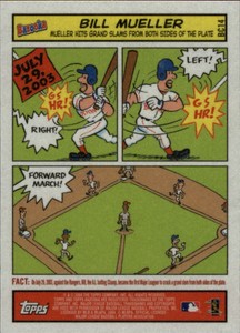 2004 Bazooka Comics Boston Red Sox Baseball Card #BC14 Bill Mueller
