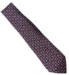 Vineyard Vines Boys Silk Neck Tie 3" Bobbing for Apples Blue Shep & Ian - Picture 1 of 3