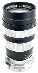 Tanaka Tele-Tanar C. f3.5 13.5cm (135mm) Nikon S Contax S mount 60% condition  - Picture 1 of 9