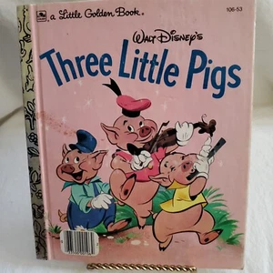 Little Golden Books Disney: Three Little Pigs #106-53 - Picture 1 of 4
