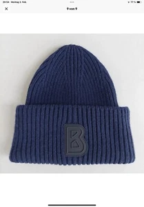 Bogner Strick Mütze Blau Neu Unisex - Bild 1 von 8