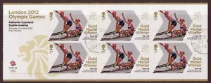 Gran Bretaña Londres 2012 Remo Mujer Doble Scull Hoja F. Usado Olimpiadas - Imagen 1 de 1