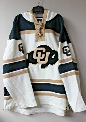 New NCAA Colorado Buffaloes Lacer jersey style mid weight cotton hoodie men XXL - Image 1 of 4