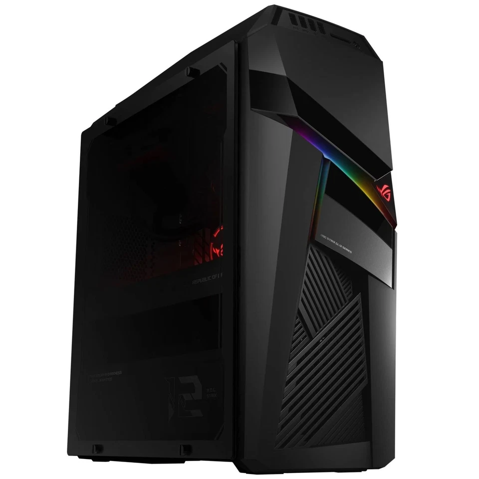 ASUS ROG Strix Intel i7-8700 8GB DDR4 16GB Optane 1TB HDD GTX 1060 W10 Desktop - Image 1 of 4